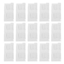30Ud Transparentes Adhesivos Para Guirnaldas De Exteriores
