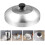 1Ud Para Olla Cocina Acero Inoxidable Vidrio Plata 5