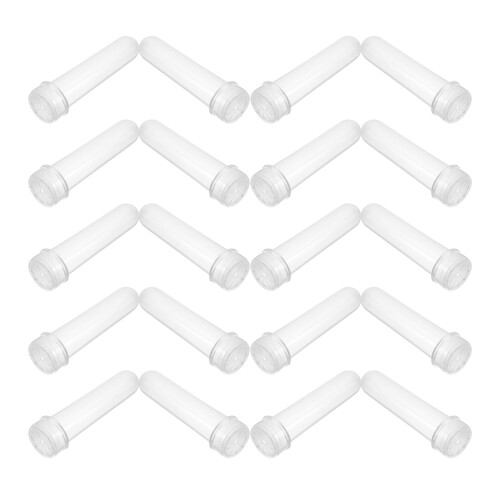 20 Unidades Plástico Transparente Con Tapa