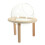 Accesorio De Para Hámster Transparente Y De Madera Khaki 8