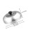 1Ud Para Olla Cocina Acero Inoxidable Vidrio Plata 2