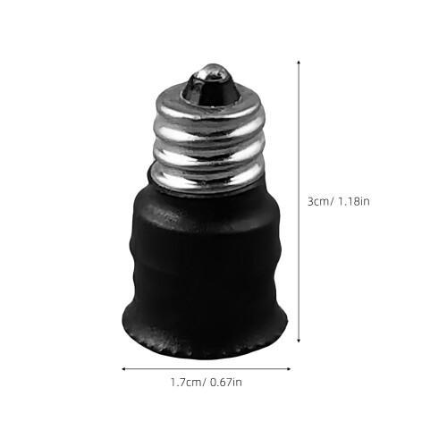 5 Unidades Adaptador E12 A E14 Para Bombilla LED 1