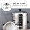 1Ud Para Olla Cocina Acero Inoxidable Vidrio Plata 11