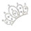 Tiara Infantil Plata Para Uso Diario 6