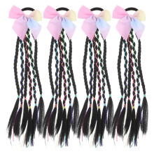 4Ud Extensiones Trenzadas Para Con Negro De Sintética