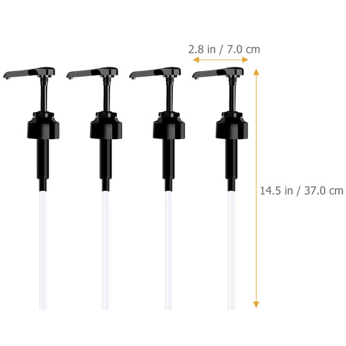 4Ud Bomba Dispensadora Para Aceite Y Salsa, Plástico Resistente 1