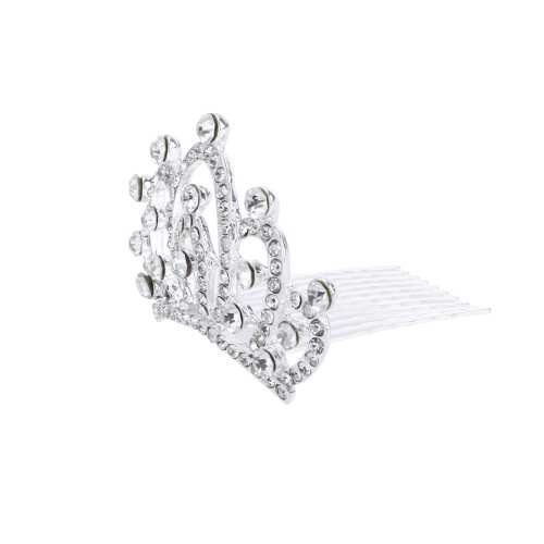 Tiara Infantil Plata Para Uso Diario 2