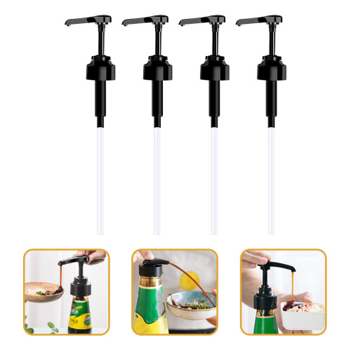 4Ud Bomba Dispensadora Para Aceite Y Salsa, Plástico Resistente 2