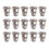 100Ud Piezas Para Pendientes Acero Inoxidable Durables DIY 1
