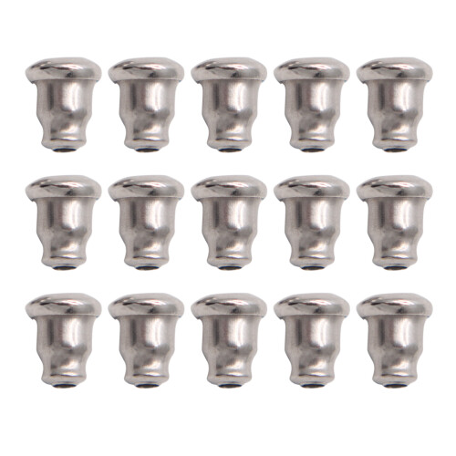 100Ud Piezas Para Pendientes Acero Inoxidable Durables DIY