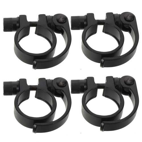 4 uds. abrazadera sillín aluminio 31,8 mm para