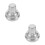 2Ud Tapas Protectoras De Acero Y Silicona Para Vaso De Bar Plata 9