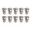 100Ud Piezas Para Pendientes Acero Inoxidable Durables DIY 3