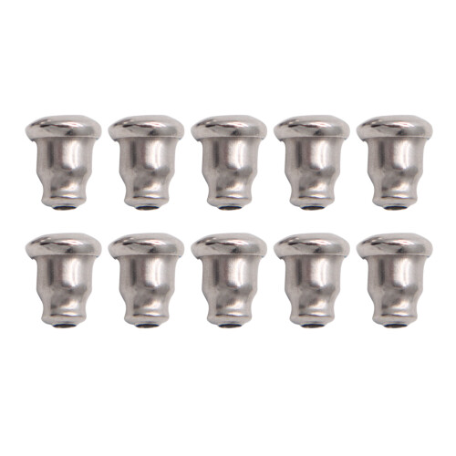 100Ud Piezas Para Pendientes Acero Inoxidable Durables DIY 2