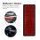10Ud Reflectante Plástica Roja Para Auto Autoadhesiva Resistente 10