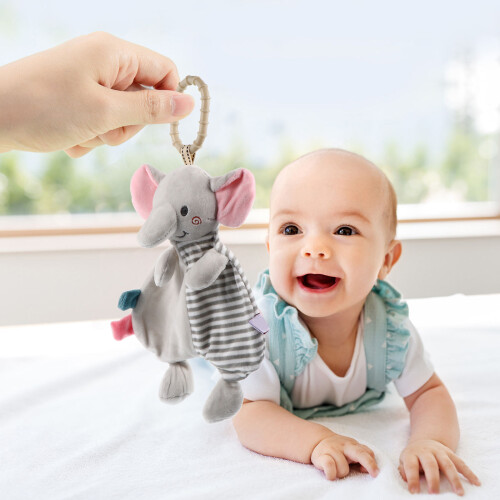 Serviette Apaisante Bébé Animal En Peluche 2