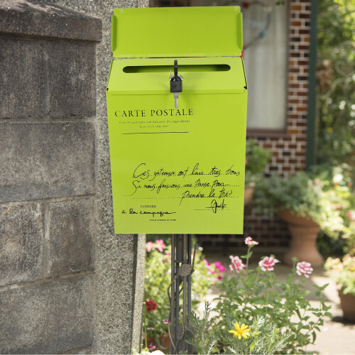 Boîte Aux Lettres Vintange Murale Avec Serrure 2