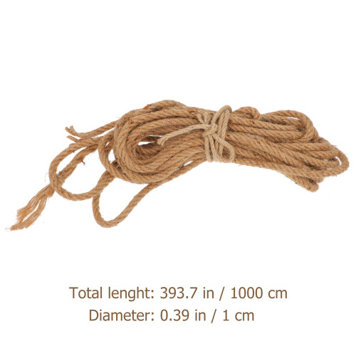 1Ensemble Décorative En Jute Kaaki Main Pour Cadeaux 1