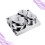 9Pièces Bols Métalliques Couvercles Pour Nail Art 11