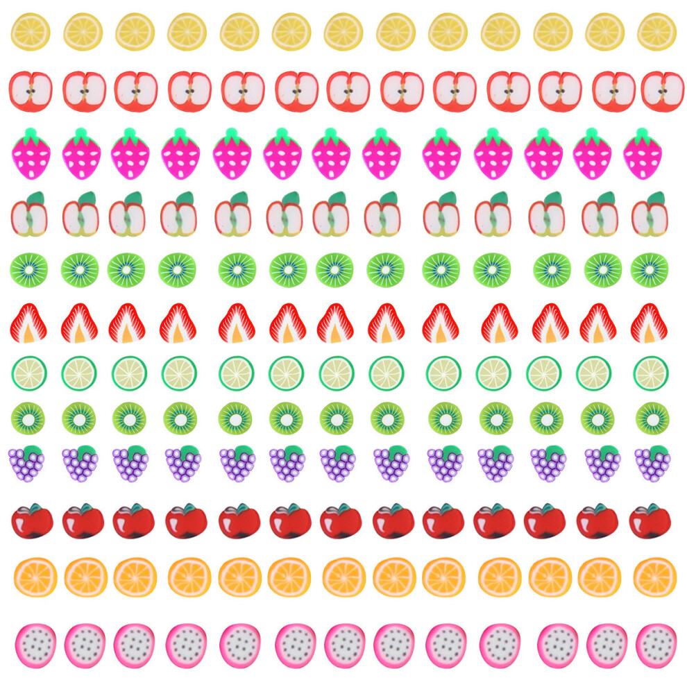 Iplusmile 3 Count Fruit Nail Art Jewelry Lovely Decor Manicure Fruits Slices