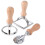 6 Pcs Noodle Press Round Wooden 9