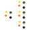 16 Pcs Circular Dotting Tools For Nail Art Manicure Salon Use 7