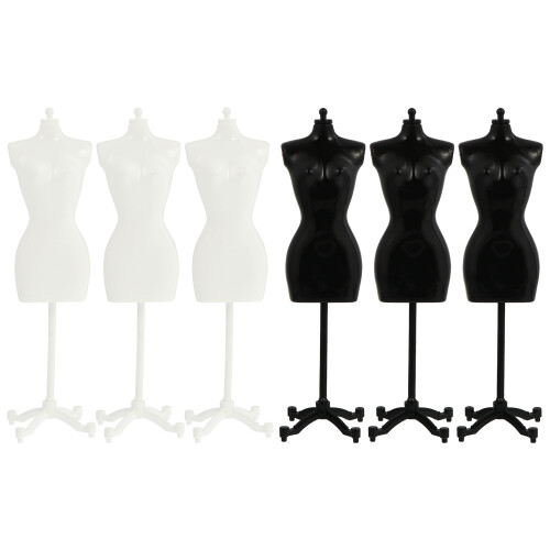 12Pièces Présentoir Mini Mannequin Accessoire Décoration 1