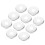 10Pièces Caches Boulettes De Gicleur Acier Élégant Argent 6