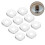 10Pièces Caches Boulettes De Gicleur Acier Élégant Argent 10