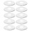 10Pièces Caches Boulettes De Gicleur Acier Élégant Argent 5