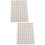 2 Pack Sticker For Screw Hole Covers Door Drywall Protector 9