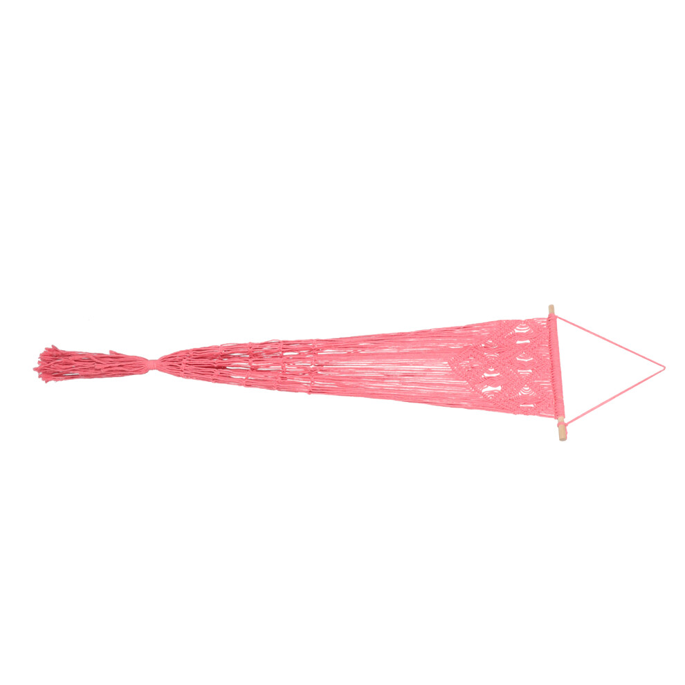 Nursery Hanging Net Plush Animal Hammock 1Pcs Pink Artibetter