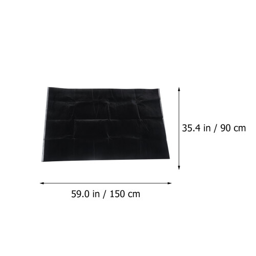 Adhesive Flocked Cloth Black 1set For Packaging Material 1