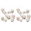 10 Pcs Pig Shape Ceramic Chopstick Rest Japanese Style 2
