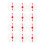 12Pcs Blank Rotating Plastic Board With Erasable Arrow For Teaching Games 1