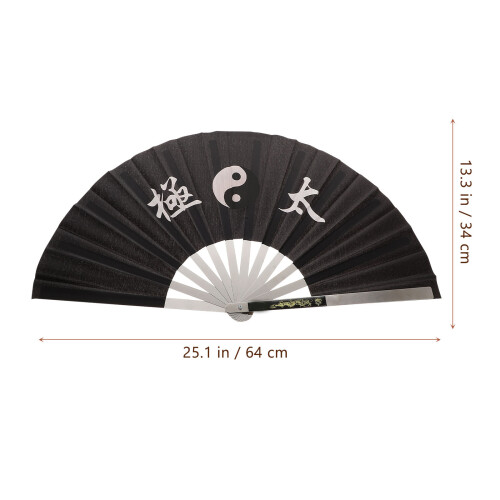 Tai Chi Cloth Decorative Fan Wedding 1