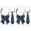 Set Of 2 Bow Tie With Pattern Student Necktie Uniform Cravat Stripe 2