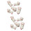 10 Pcs Pig Shape Ceramic Chopstick Rest Japanese Style 7