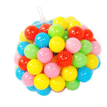 100 Pcs Children Ocean Ball Pool Plastic Balls For Kids Random Colors