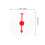12Pcs Blank Rotating Plastic Board With Erasable Arrow For Teaching Games 2