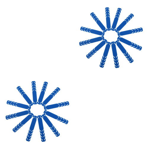 24Pcs Blue Adjustable Mask Extender Strap Hooks Durable for Kids 2