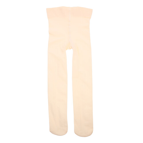 1Paio Balletto Ragazze in Nylon Beige, Comodi E Riutilizzabili 2