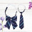 Set Of 2 Bow Tie With Pattern Student Necktie Uniform Cravat Stripe 9