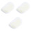 3Pz Filato Cotone Bianco Per Uncinetto Soffice E Caldo 3