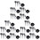 15Set Kit Tintura Nero Con Ciotole E Riutilizzabili 2