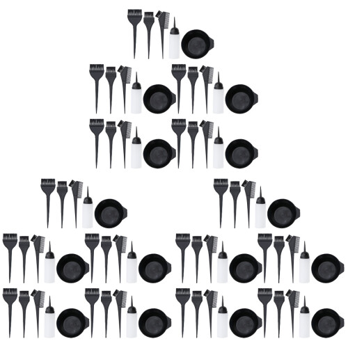 15Set Kit Tintura Nero Con Ciotole E Riutilizzabili 1