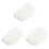 3Pz Filato Cotone Bianco Per Uncinetto Soffice E Caldo 2