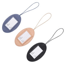 3Szt PU Luggage Tags, Trwałe Oznaczniki Walizki, Losowy