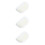 3Pz Filato Cotone Bianco Per Uncinetto Soffice E Caldo 8