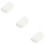 3Pz Filato Cotone Bianco Per Uncinetto Soffice E Caldo 9